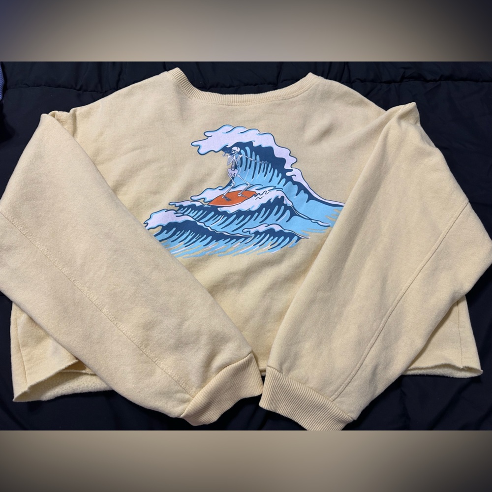 Local Scene Cropped crewneck, worn once